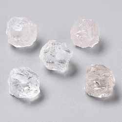 Rough Natural Quartz Crystal Beads, No Hole/Undrilled, Round, 23~25mm(G-H239-04A)