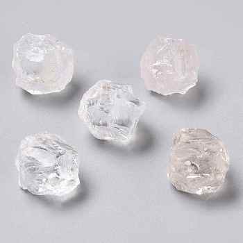 Rough Natural Quartz Crystal Beads, No Hole/Undrilled, Chip, 23~25mm