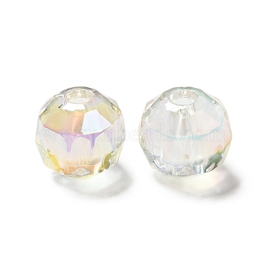 Placage uv perles acryliques transparentes irisées arc-en-ciel(OACR-A014-A01)-3