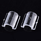 Transparent AS Plastic Base Buckle Hair Findings(FIND-T064-005B)-2