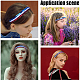 Gorgecraft 10Pcs Wide Stretch Sparkling Headband(MRMJ-GF0001-45B)-5