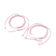 2Pcs Nylon Braided Bracelet Makings(BJEW-JB07525-02)-1