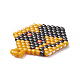 Perles de rocailles à motif de métier à tisser japonais faites à la main(PALLOY-MZ00067-04)-3