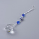 Faceted Crystal Glass Ball Chandelier Suncatchers Prisms(AJEW-G025-A05)-1