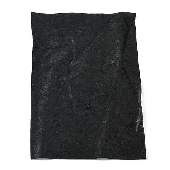 Flannel Fabric, Sofa Cover, Garment Accessories, Rectangle, Black, 29~30x19~20x0.05cm