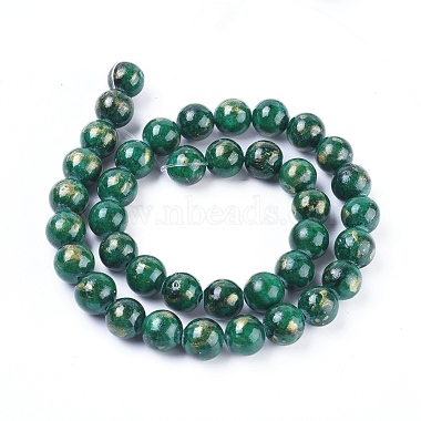 Natural Jade Beads Strands(G-F670-A17-10mm)-2