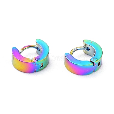 304 Stainless Steel Huggie Hoop Earrings(EJEW-M284-30M-C)-2