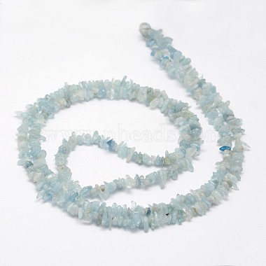 Chips Natural Aquamarine Beads Strands(G-N0164-51)-3