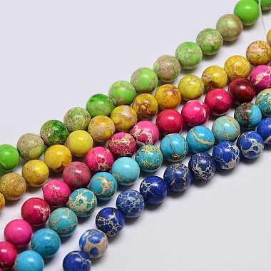 6mm Mixed Color Round Regalite Beads