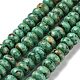 Brins de perles turquoises africaines naturelles (jaspe)(G-E185-02)-1