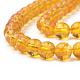 Synthetic Citrine Beads Strands(G-S150-14-10mm)-2