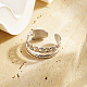 Stainless Steel Hollow Chain Cuff Rings(AF3272-2)-2