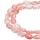 arricraft 1 brins de perles de verre de quartz cerise(G-AR0005-02)-1