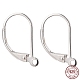 925 Sterling Silver Leverback Earring Findings(X-STER-G027-22S)-1