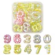 20 perles acryliques transparentes plaquées UV.(OACR-YW0001-58)-1