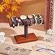 T-Shaped Bar Wood Covered with Microfiber Bracelet Display Stands(BDIS-WH0014-01)-5