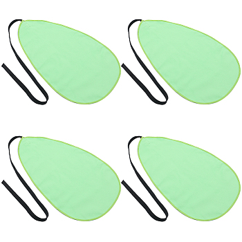 Microfiber Musical Instrument Pipe Cleaning Cloth, Teardrop, Pale Green, 310x177x0.6mm