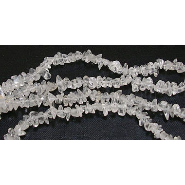 5mm Clear Chip Crystal Beads