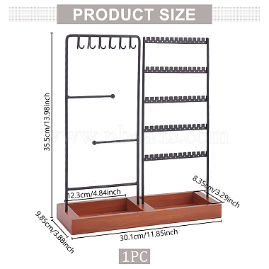 Iron Jewelry Display Stands(AJEW-WH0518-11A)-2