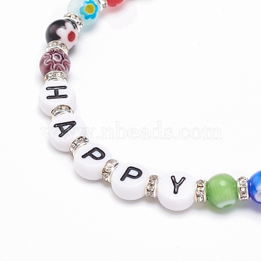 Mot heureux bracelet(BJEW-JB08584-05)-4
