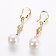 Brass Dangle Earrings(EJEW-E196-04G)-2