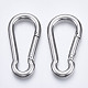 Tarnish Resistant 304 Stainless Steel Rock Climbing Carabiners(STAS-N087-24B-01)-1