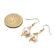 Natural Pearl Pendant Necklace & Dangle Earrings(SJEW-JS01276)-6
