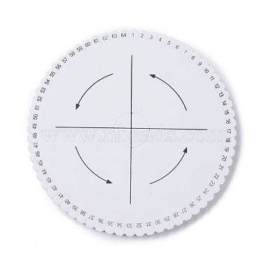 White Plastic Braiding Disk