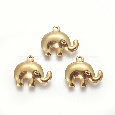 Golden Elephant Stainless Steel Pendants