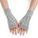 Acrylic Fiber Yarn Knitting Fingerless Gloves(COHT-PW0002-10H)-1