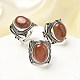 Natural & Synthetic Gemstone Adjustable Rings(RJEW-I108-02AS)-2