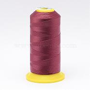 Nylon Sewing Thread, Indian Red, 0.4mm, about 400m/roll(NWIR-N006-01F1-0.4mm)