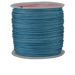 Nylon Thread Cord, For Jewelry Making, Dodger Blue, 0.8mm, about 109.36 yards(100m)/roll(NWIR-E029-0.8mm-19)