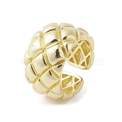 Brass Adjustable Rings, Rhombus, Real 18K Gold Plated, Inner Diameter: 18mm(RJEW-K257-69G)