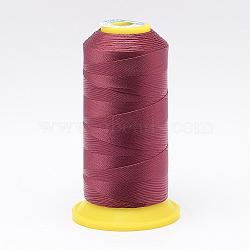 Nylon Sewing Thread, Indian Red, 0.4mm, about 400m/roll(NWIR-N006-01F1-0.4mm)