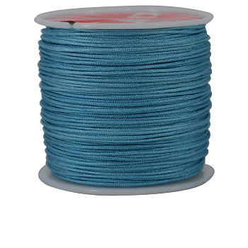 Nylon Thread Cord, For Jewelry Making, Dodger Blue, 0.8mm, about 109.36 yards(100m)/roll