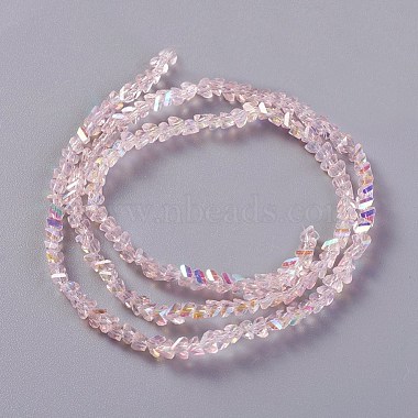 Chapelets de perles en verre galvanoplastique(EGLA-E057-01B-01)-2