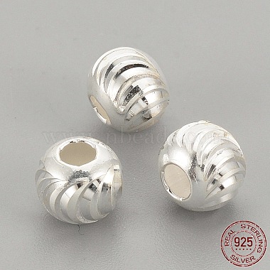 Perles 925 en argent sterling(X-STER-S002-16-4mm)-3