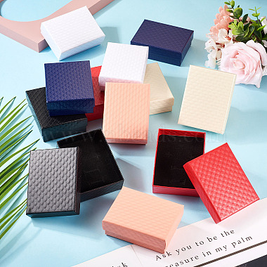 Rhombus Textured Cardboard Gift Storage Boxes(CON-TAC0010-03A-04)-10