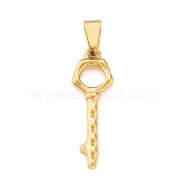 Golden Key 304 Stainless Steel Pendants