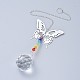 Crystals Chandelier Suncatchers Prisms Chakra Hanging Pendant(AJEW-I040-18P)-1