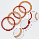 wadorn 4шт. 2 деревянные ручки для сумок с круглым кольцом(FIND-WR0008-06)-3