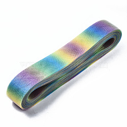 Mesh Ribbon, Plastic Net Thread Cord, Colorful, 50mm, about 50yards/bundle(PNT-S030-001E)