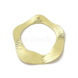 Alloy Pendants, Hollow, Flower Charm, Light Gold, 35.5x34x1.5mm, Hole: 1.6mm(PALLOY-D014-09LG)