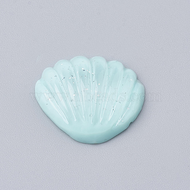 21mm PaleTurquoise Shell Resin Cabochons