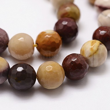 Chapelets de perles en mokaite naturel(X-G-D840-30-6mm)-3