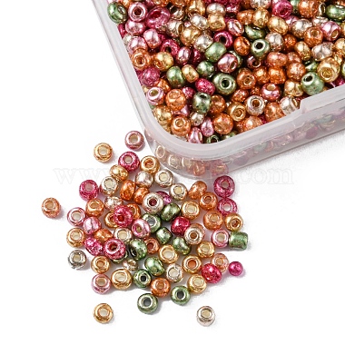 55G 8/0 Plated Glass Seed Beads(SEED-FS0001-02)-4