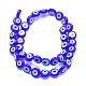 Chapelets de perles rondes de chalumeau manuelles de mauvais œil(X-LAMP-L058-10mm-12)-2