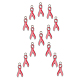 SUNNYCLUE 20Pcs October Breast Cancer Pink Awareness Ribbon Alloy Enamel Pendants(ENAM-SC0001-92)-1
