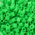 200Pcs PE DIY Melty Beads Fuse Beads Refills, Tube, Lime Green, 5x5mm, Hole: 3mm(DIY-YW0011-71C)